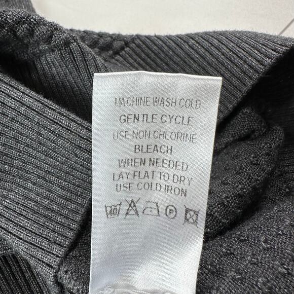 Luchiano Visconti Sweater Mens Large Gray Sports Edition Quarter Zip Knit Casual - Picture 5 of 8